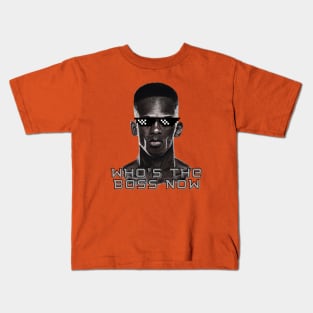 Israel Adesanya, who's the boss now, Kids T-Shirt